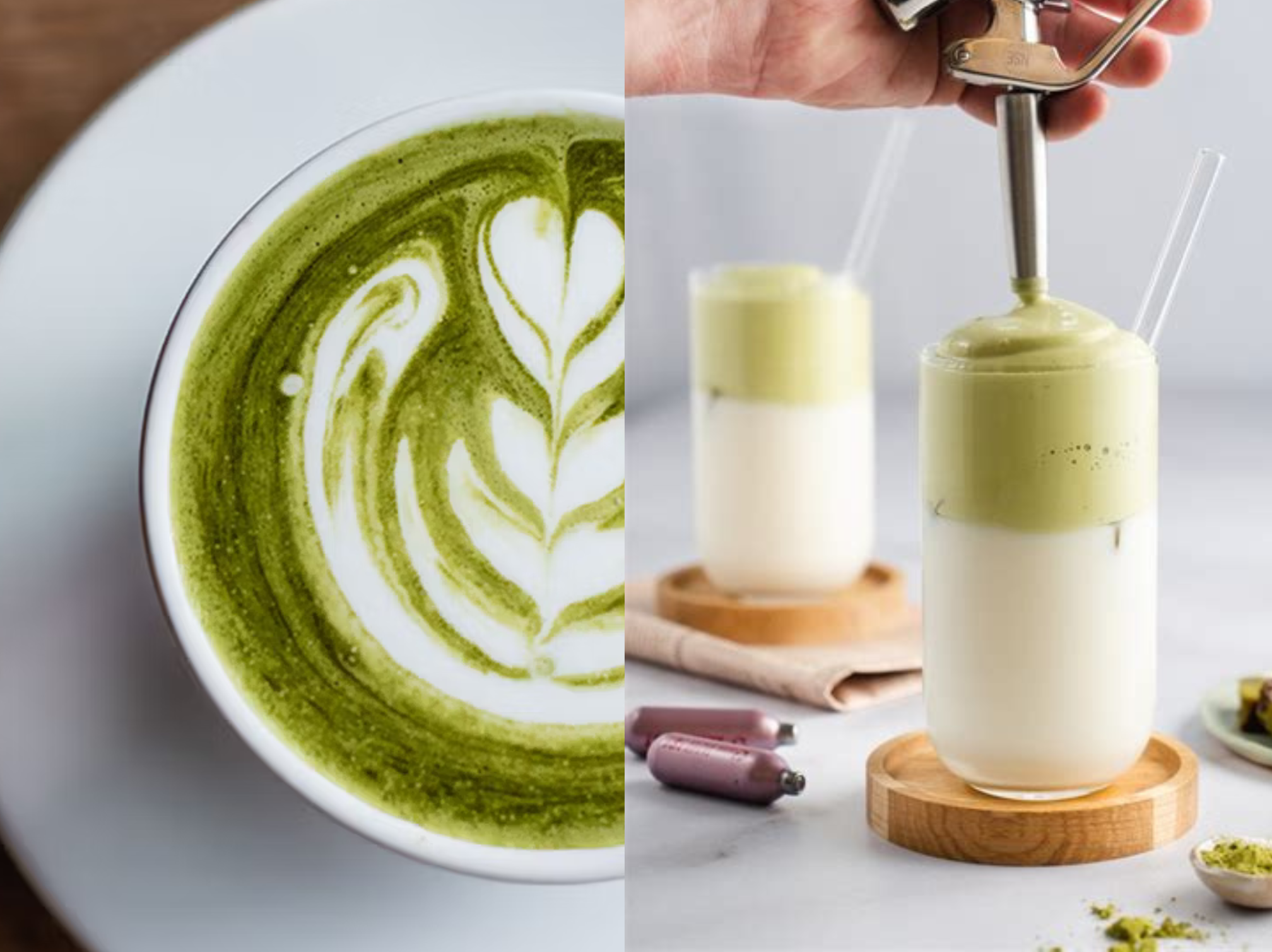 Matcha-Mousse-Topping – iSi