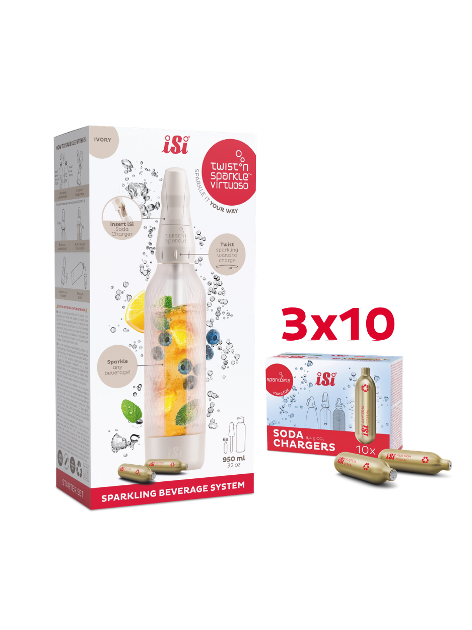 Twist'n Sparkle Virtuoso inkl. 30 Soda Chargers