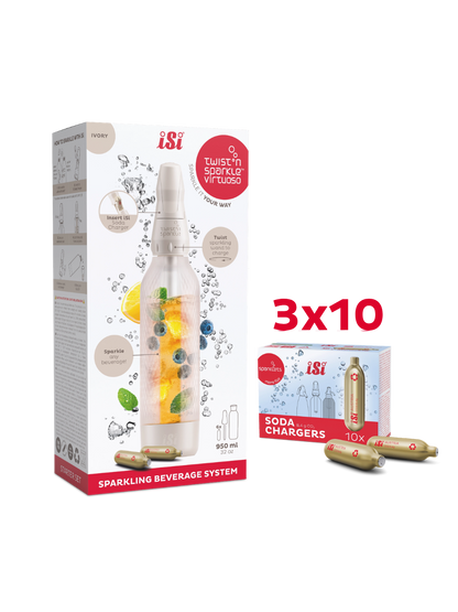 Twist'n Sparkle Virtuoso inkl. 30 Soda Chargers