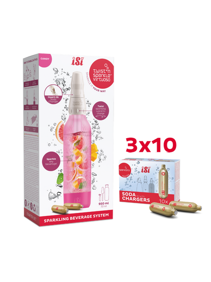 Twist'n Sparkle Virtuoso inkl. 30 Soda Chargers