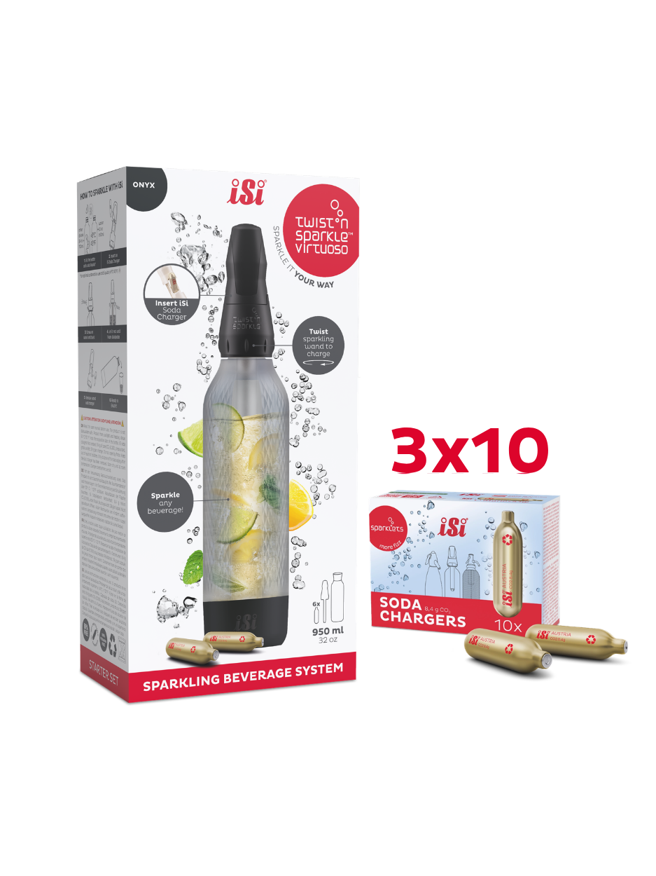 Twist'n Sparkle Virtuoso inkl. 30 Soda Chargers
