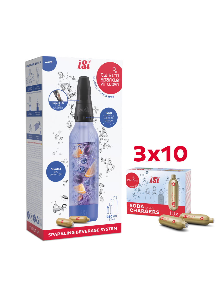 Twist'n Sparkle Virtuoso inkl. 30 Soda Chargers