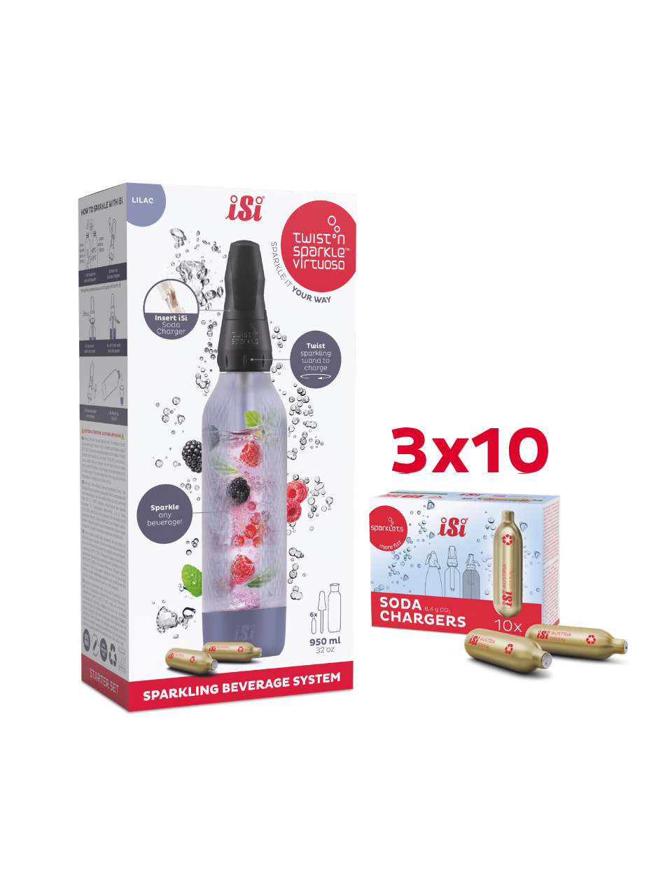 Twist'n Sparkle Virtuoso inkl. 30 Soda Chargers