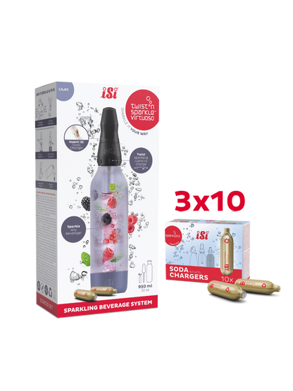 Twist'n Sparkle Virtuoso inkl. 30 Soda Chargers