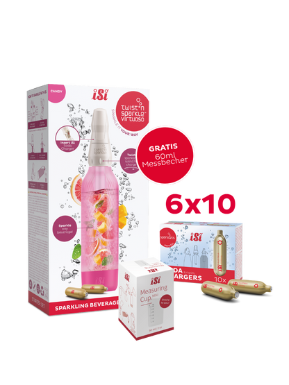 Twist'n Sparkle Virtuoso inkl. 60 Soda Chargers