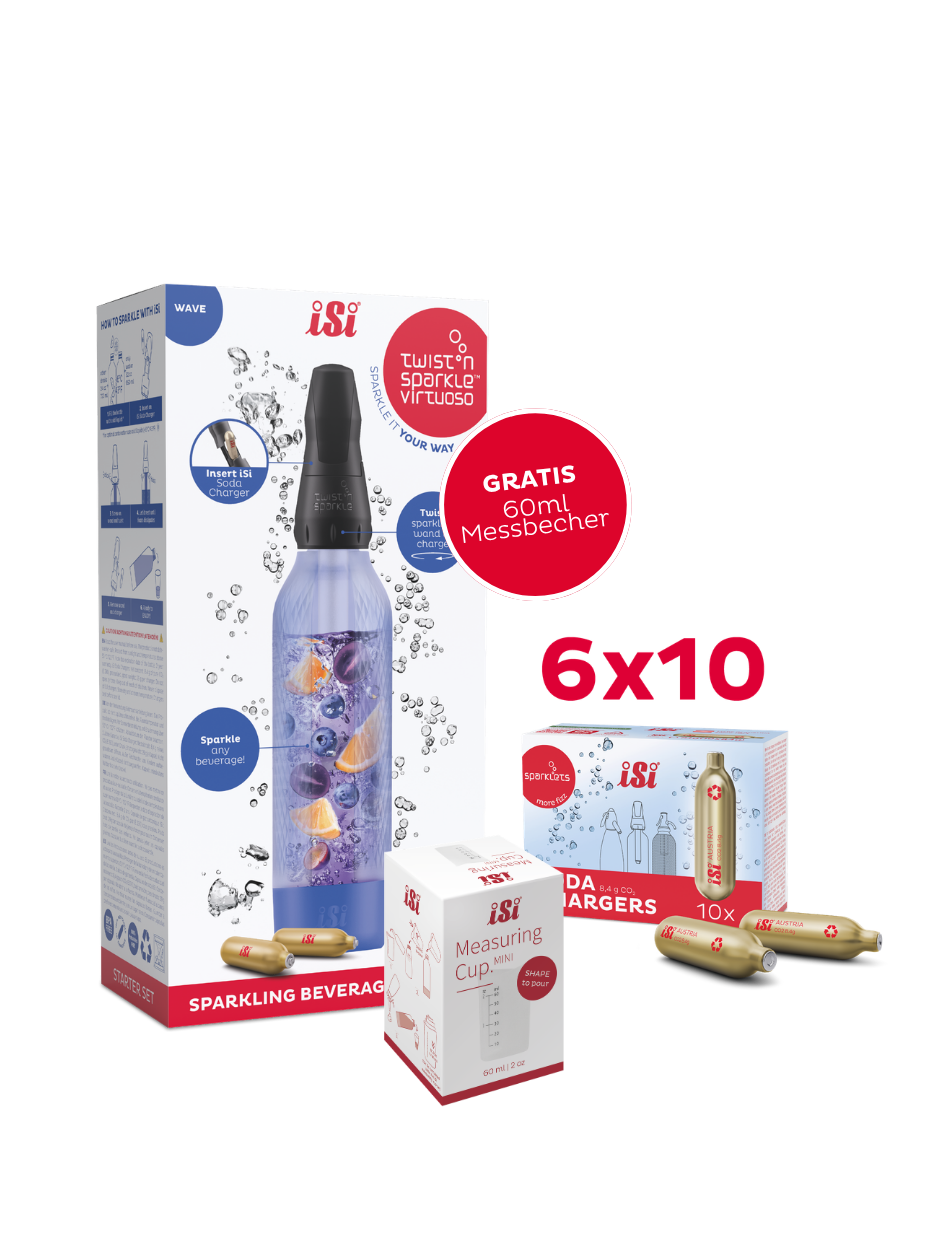 Twist'n Sparkle Virtuoso inkl. 60 Soda Chargers