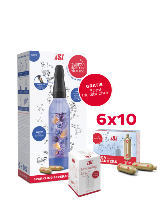 Twist'n Sparkle Virtuoso inkl. 60 Soda Chargers