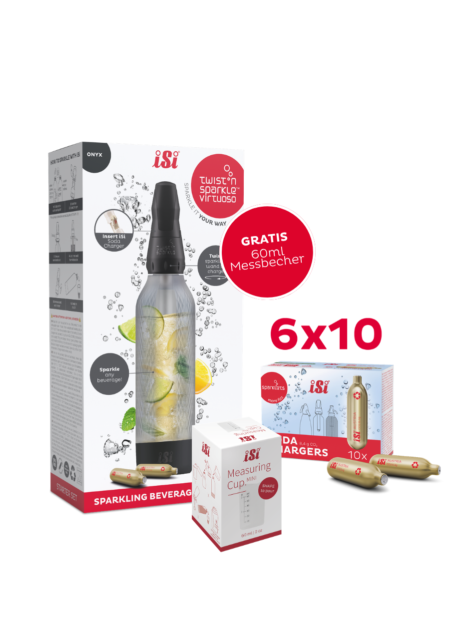 Twist'n Sparkle Virtuoso inkl. 60 Soda Chargers