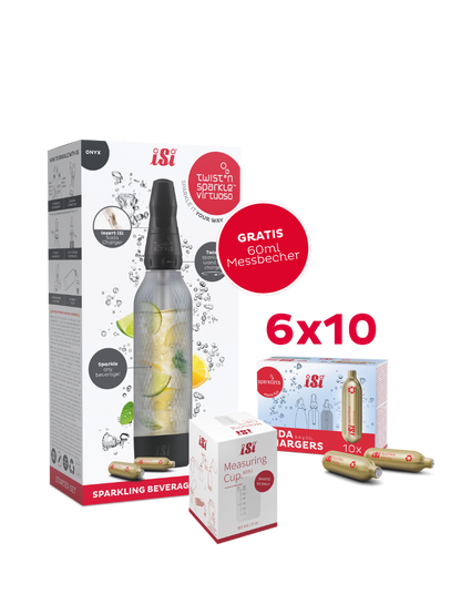 Twist'n Sparkle Virtuoso inkl. 60 Soda Chargers
