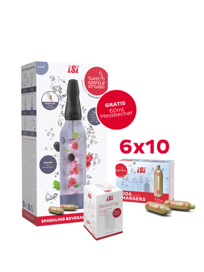 Twist'n Sparkle Virtuoso inkl. 60 Soda Chargers