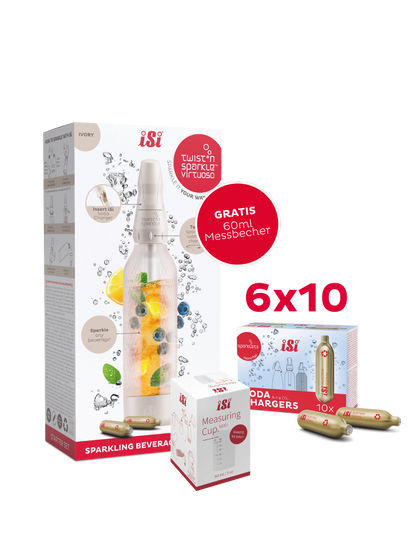 Twist'n Sparkle Virtuoso inkl. 60 Soda Chargers