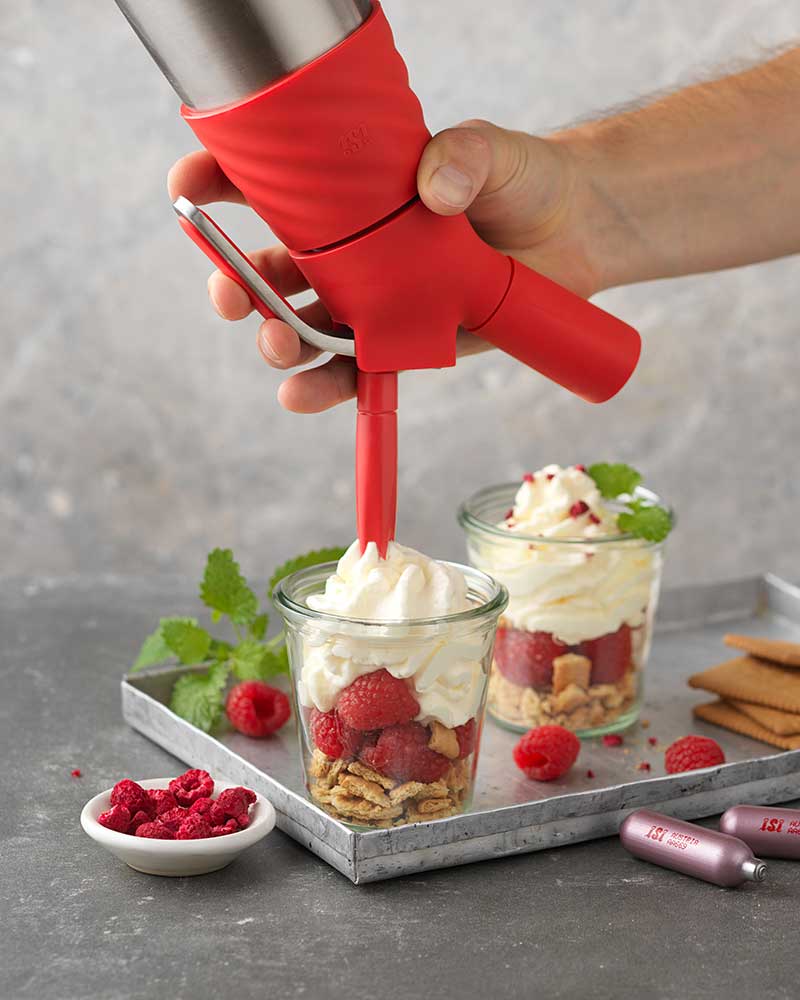 Creative Whip inkl. 30 Professional Chargers und Edelstahltüllen Set