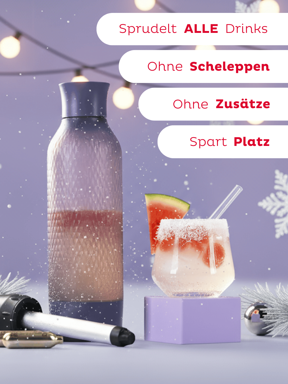 Twist'n Sparkle Virtuoso inkl. Zusatzflasche und 6x10 Soda Chargers
