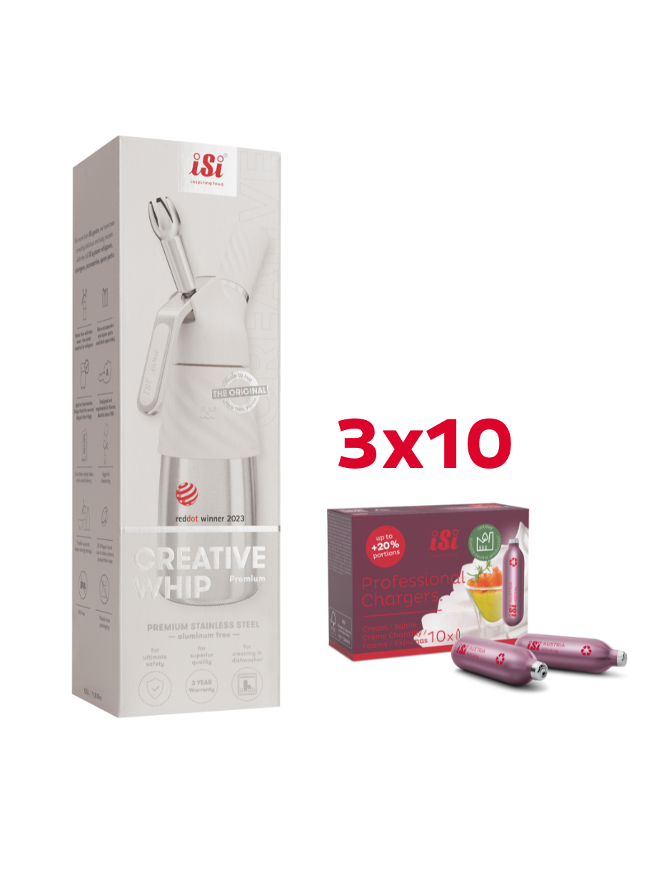 Creative Whip Premium inkl. 30 Professional Chargers