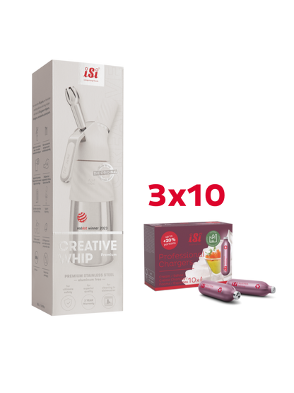 Creative Whip Premium inkl. 30 Professional Chargers