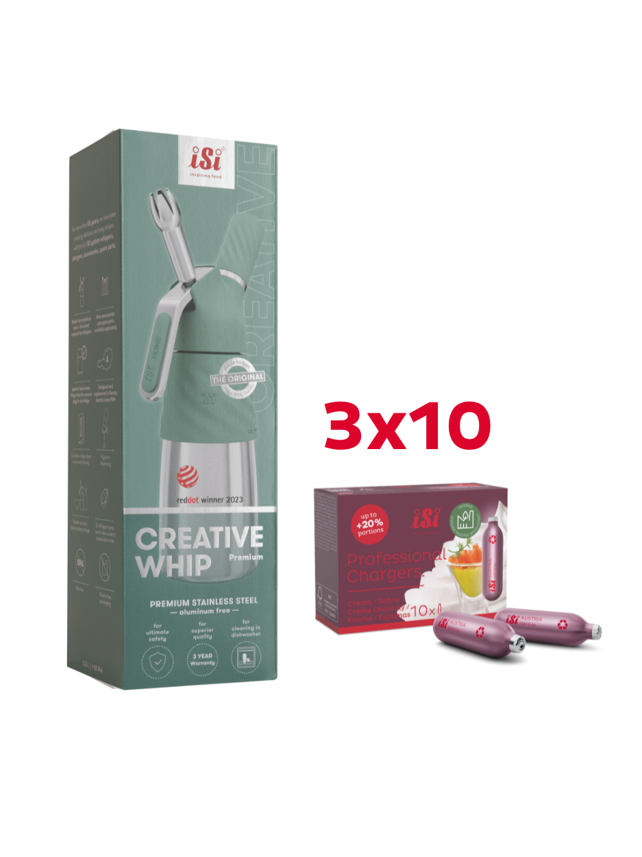 Creative Whip Premium inkl. 30 Professional Chargers