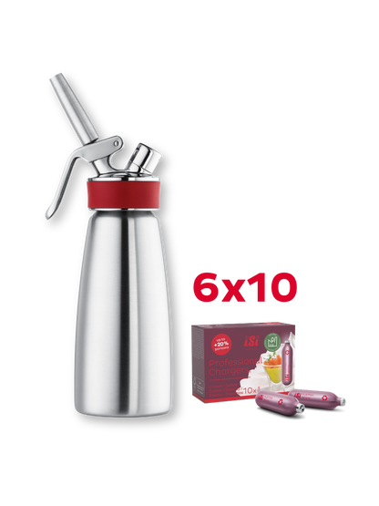 Gourmet Whip inkl. 60 Professional Chargers